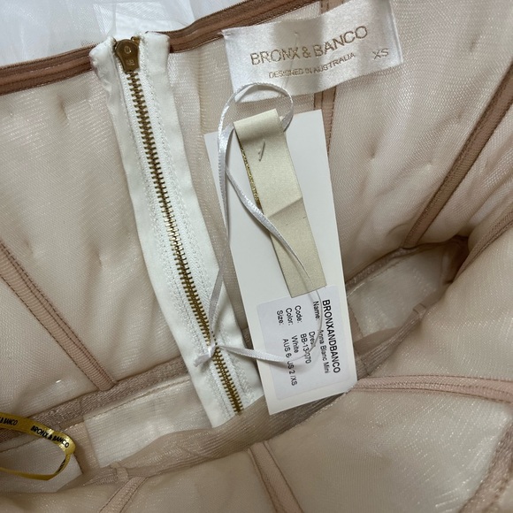 Bronx and Banco NEW Anna Strapless Pleated Tulle Mini Dress - Picture 12 of 14